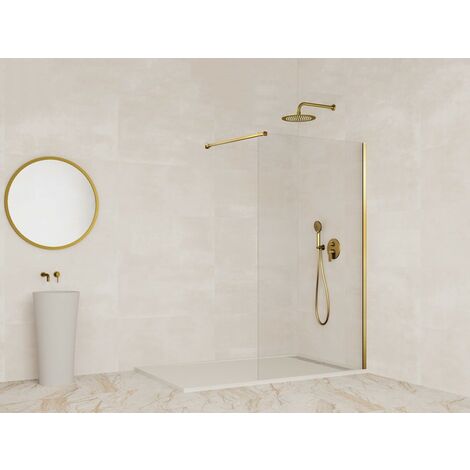 Cristales fijos 8 mm SCREEN GOLD con tratamiento antical - Cristal fijo 68x195 + brazo soporte