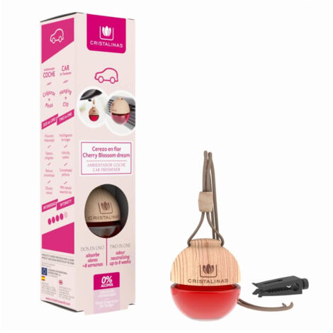Cristalinas Car air freshener Cherry Blossom Dream 6ml Ambientador de clip para rejilla de ventilación