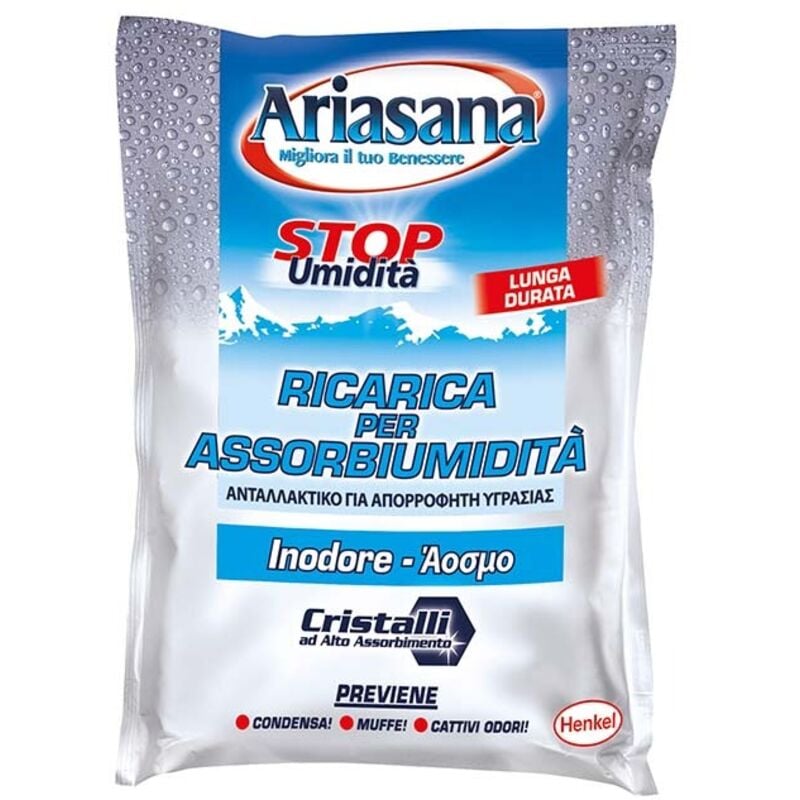 Henkel - ariasana ricariche universale assorbi umidità lavanda 3 x 450 gr