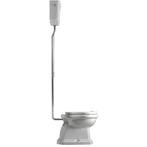 Cristina Ondyna – Bloc WC Chambord réservoir haut – Sortie murale – Mécanisme horizontal – Abattant inclus – Hauteur 2595 mm – Saillie 705 mm - WCH1011