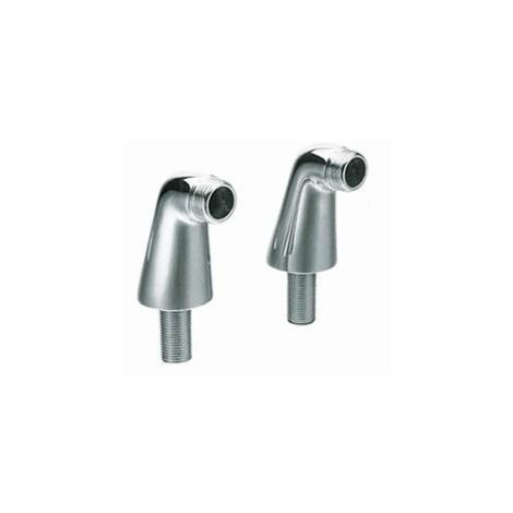 Cristina Ondyna – Colonnette standard 70 mm M3/4' - M1/2' en chrome – Raccords pour installations de plomberie – PD00218