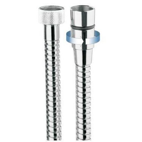 Cristina Ondyna – Flexible de douche 150 cm en laiton chromé – Anti-torsion avec double agrafage – Raccord FF1/2' pour installation facile - FL15051