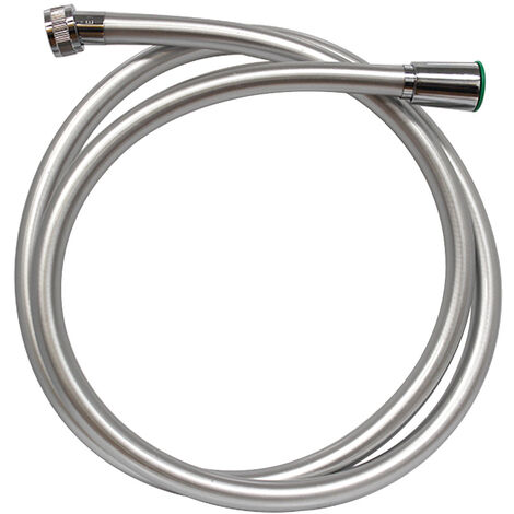 Cristina Ondyna – Flexible de douche anti-torsion 150 cm – Nylon gris – Raccord FF 1/2' – Facilité d'entretien et solidité à toute épreuve - CR15051