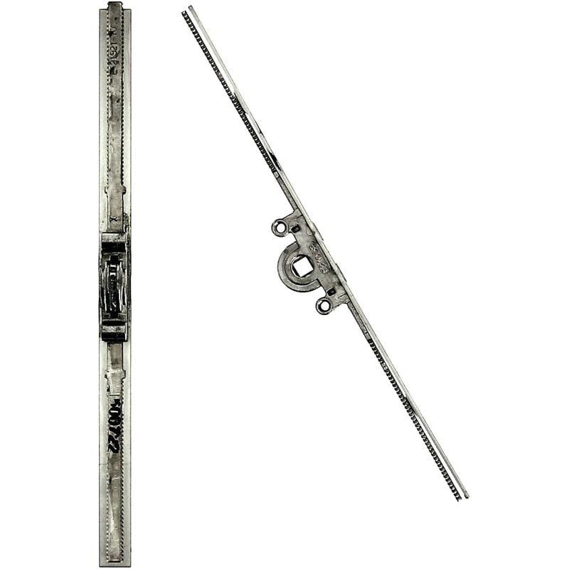 Crémone ob F15 df/dv ajustable haut et bas l 1280mm cote d 600mm 1 galet Ferco G-22045-00-0-1