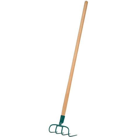 Croc a fumier 4 dents 21cms    emmanché