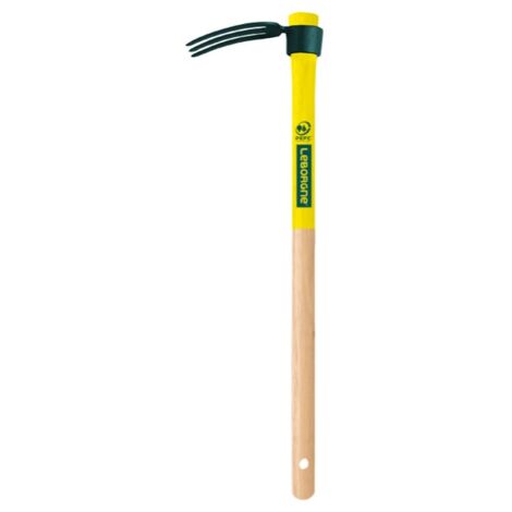 Croc forgé 3 dents manche bois percé PEFC 100% (50cm) - LEBORGNE - 302361L