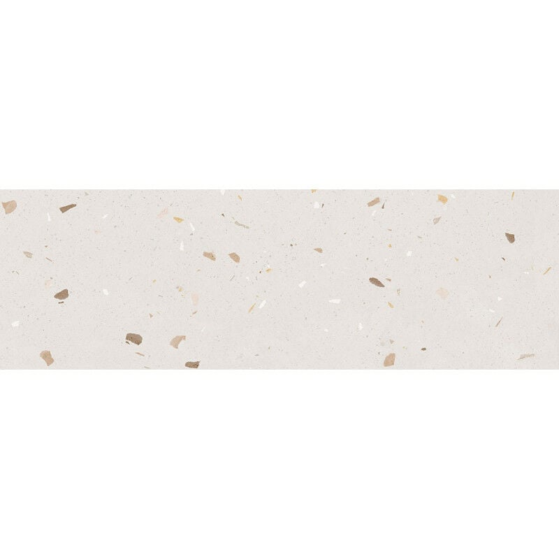 Carrelage mur faience effet terrazzo 32x99 cm Croccante Topping-R Avellana (vendu par boite de 1,27m2)