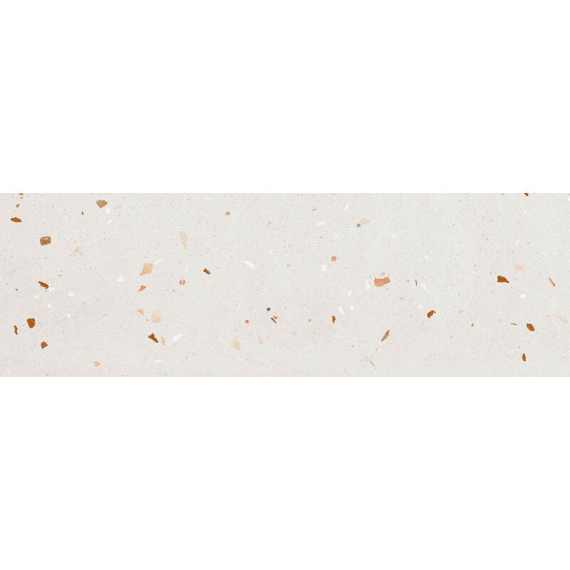 Carrelage mur faience effet terrazzo 32x99 cm Croccante Topping-R Nuez (vendu par boite de 1,27m2)
