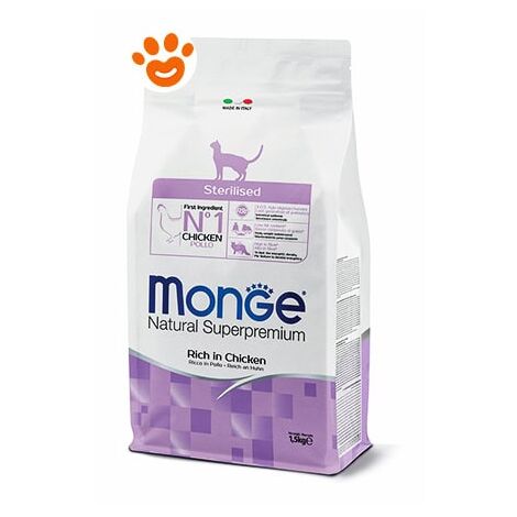 Croccantini Gatto - Sterilised Monge - size 10 Kg