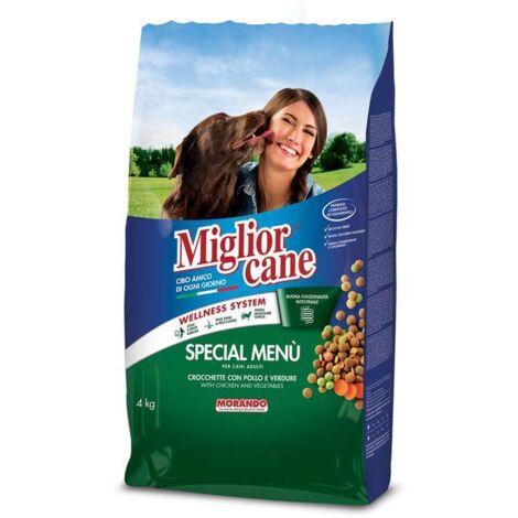 Croccantini morando linea miglior cane special menu' gusto zuppa confezione da 4 kilogram