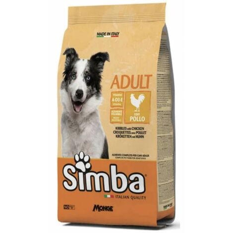 CROCCHETTA CANE MONGE SIMBA 20 KG ADULT POLLO