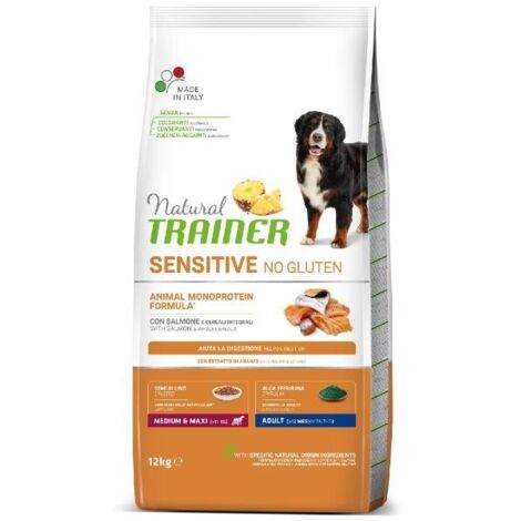 CROCCHETTE CANE ADULTO MAXI&MEDIUM NATURAL SALMONE 3KG