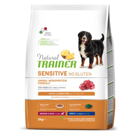 CROCCHETTE CANE ADULTO MEDIUM&MAXI NATURAL SENSITIVE AGNELLO 3KG
