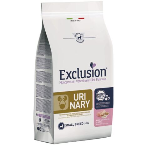 Crocchette Cane Urynary Small Pollo 2 kg Exclusion