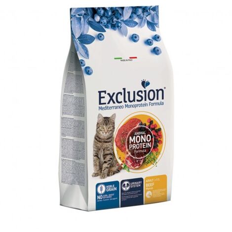 Crocchette  Gatto Noblegrain - Adult Manzo 1,5 kg Exclusion