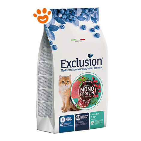 Crocchette Gatto Noblegrain - Adult Sterilised Tonno 1,5 kg Exclusion