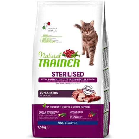 Crocchette Gatto Sterilised Anatra Natural Trainer - size 1