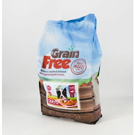 CROCCHETTE PERAGA GRAIN FREE PER CANE ADULTO 2KG CERVO CIBO PER CANI