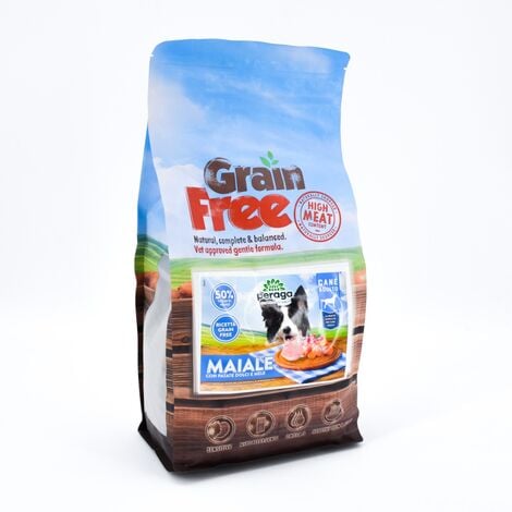 CROCCHETTE PERAGA GRAIN FREE PER CANE ADULTO 2KG MAIALE CIBO PER CANI