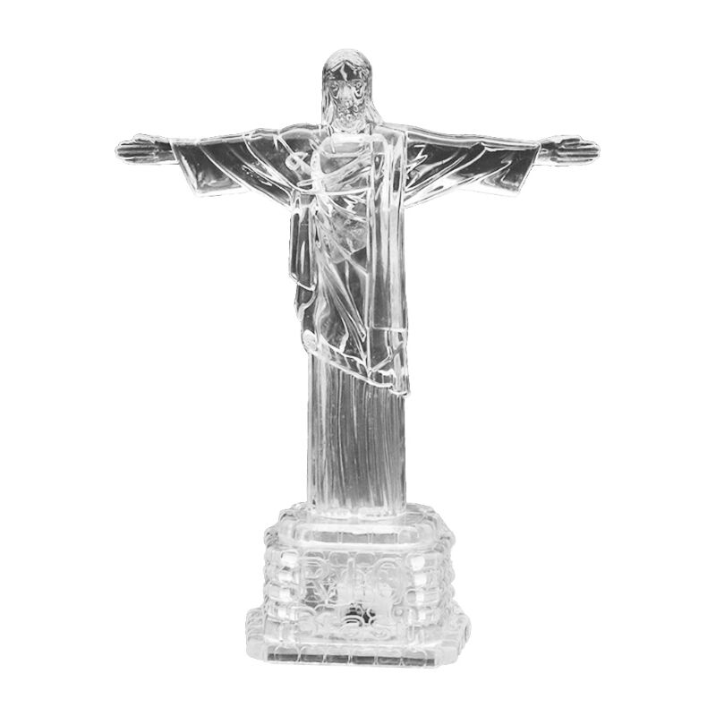 Croce lampada da notte 3D brasile Cristo Redentor