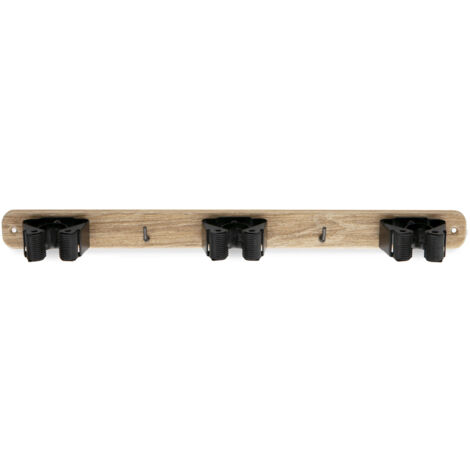 CROCHET A BALAIS ASPECT BOIS 3 BALAIS + 2 CROCHETS INOFIX 3034-4-