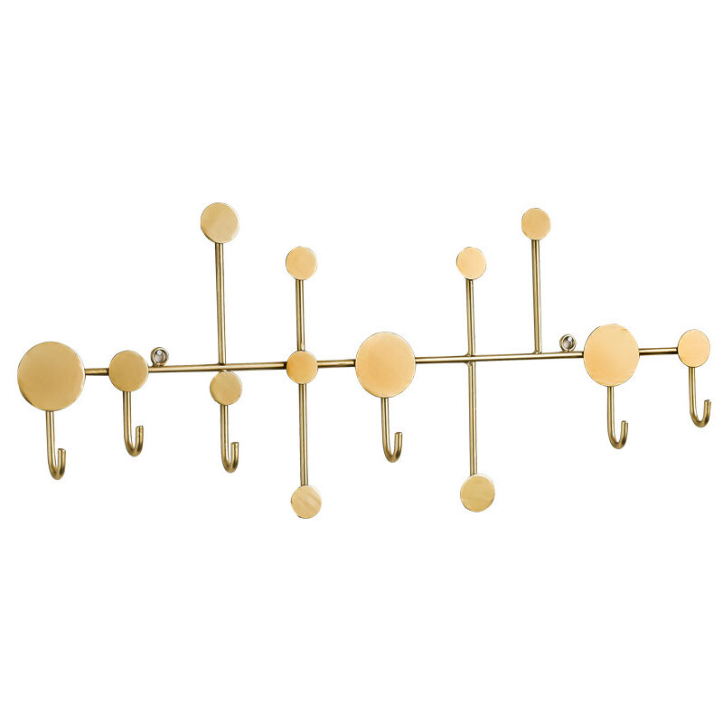 Shining House - Crochet à vêtements derrière la porte cintre en fer forgé mural crochet porte-manteau mural cintre mural décoration murale de la