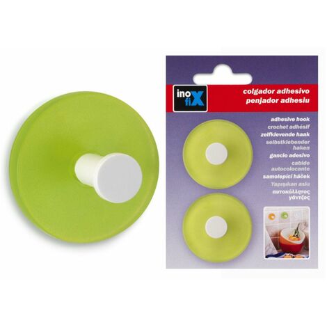 Crochet Adhx2 Rond Demitrans Vert   - Inofix
