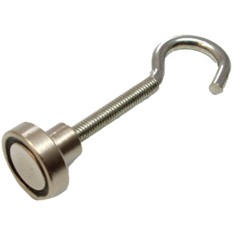 Crochet Aimant Néodyme Im32 Nickel 20 X 14 Mm