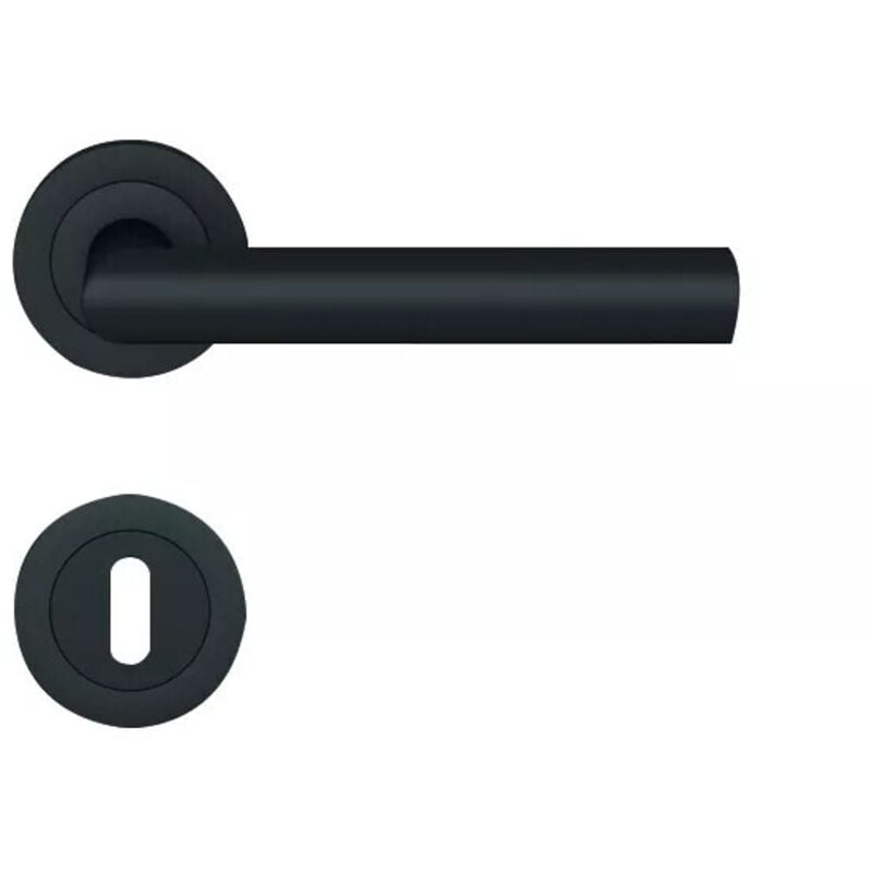 Crochet avec crémaillère 350 mm en acier phorétique noir Torbel