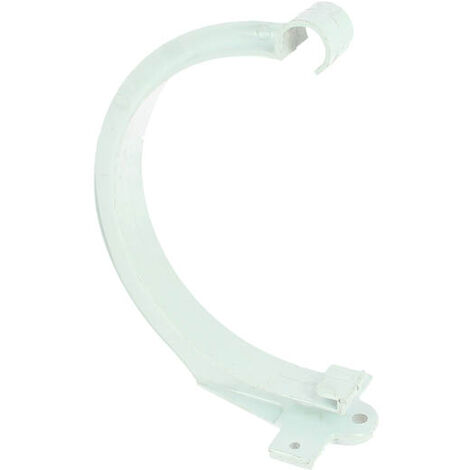 Crochet bandeau plastique LG33 blanc