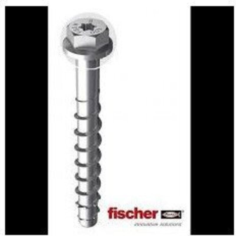 V.beton Tête hexagonale th fischer ultracut fbs ii 8-14 torx T40 S13 8X70 Acier zingué blanc-30 pièces