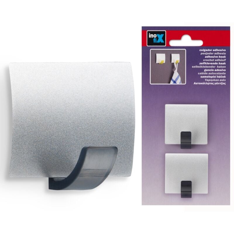 Inofix - crochet ADHESIFX2 chrome mat 42X40X25 2310-7-