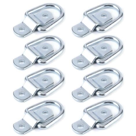 crochet d'arrimage 8Pcs Tie Down D Ring Load Anchor Forgé Anneau d'arrimage pour camions remorques bateaux