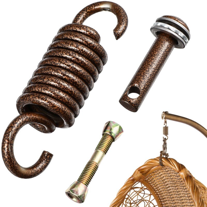 Crochet de balançoire à ressort pour hamac, sac de frappe en alliage d'acier, support à vêtements robuste, gadget en acier inoxydable
