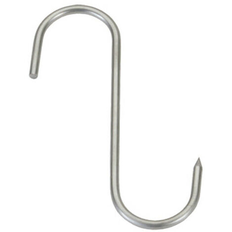 Crochet de boucher inox 18/8 longueur 160mm épaisseur 5mm