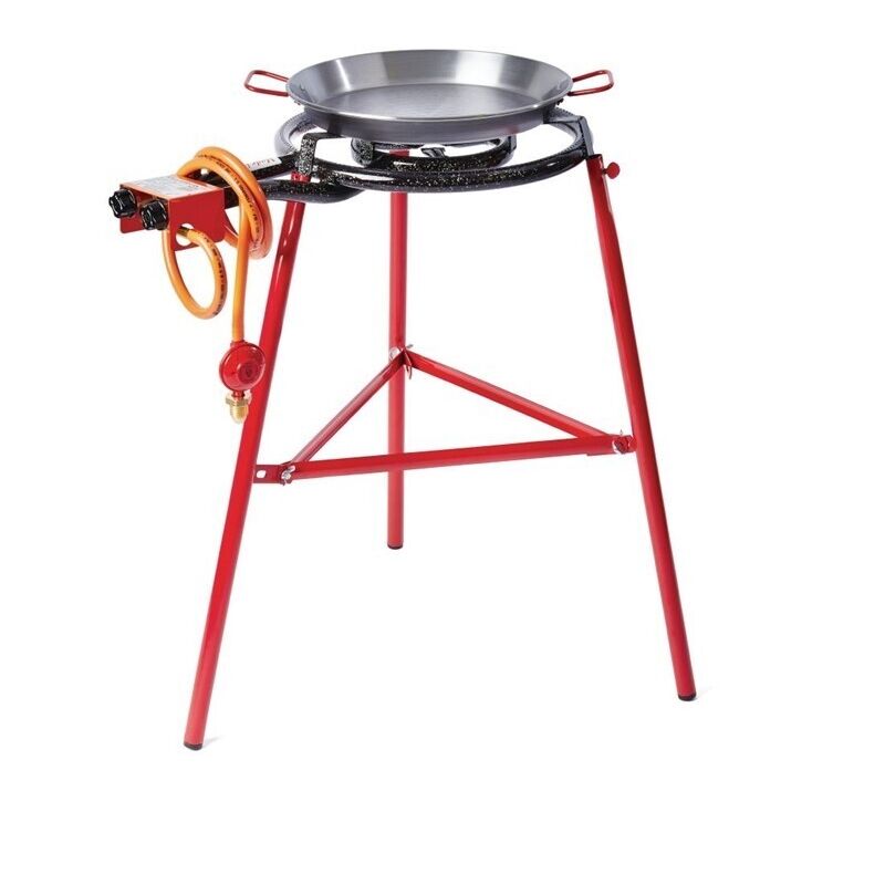 Poêle à paella de 36 cm polie pour 7 personnes