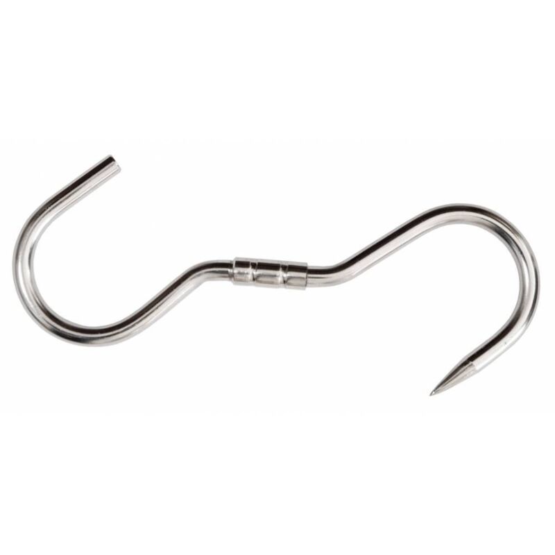 Capaldo - Crochet pivotant en acier inoxydable pour bouchers mm.240x10