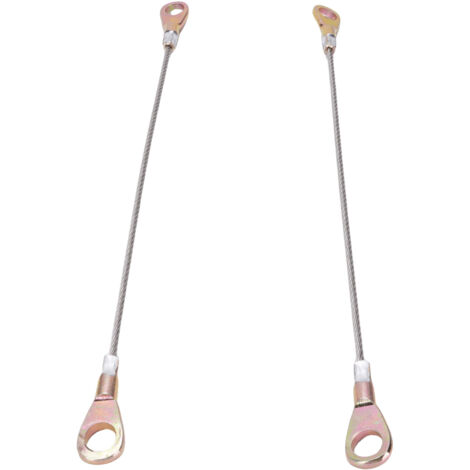 Crochet de câble de hayon de 10,6 pouces, 2 pièces, fil en acier inoxydable, remplacement automobile pour Mule 3000 3010 3020