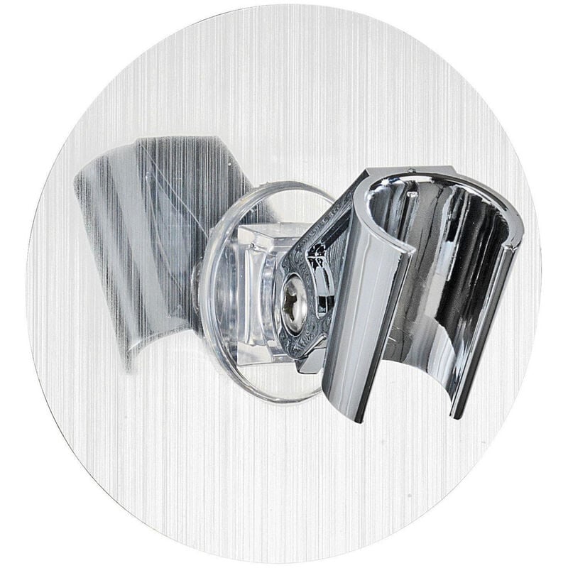 Wenko - Porte-douche en plastique, cintre osmio avec angle réglable