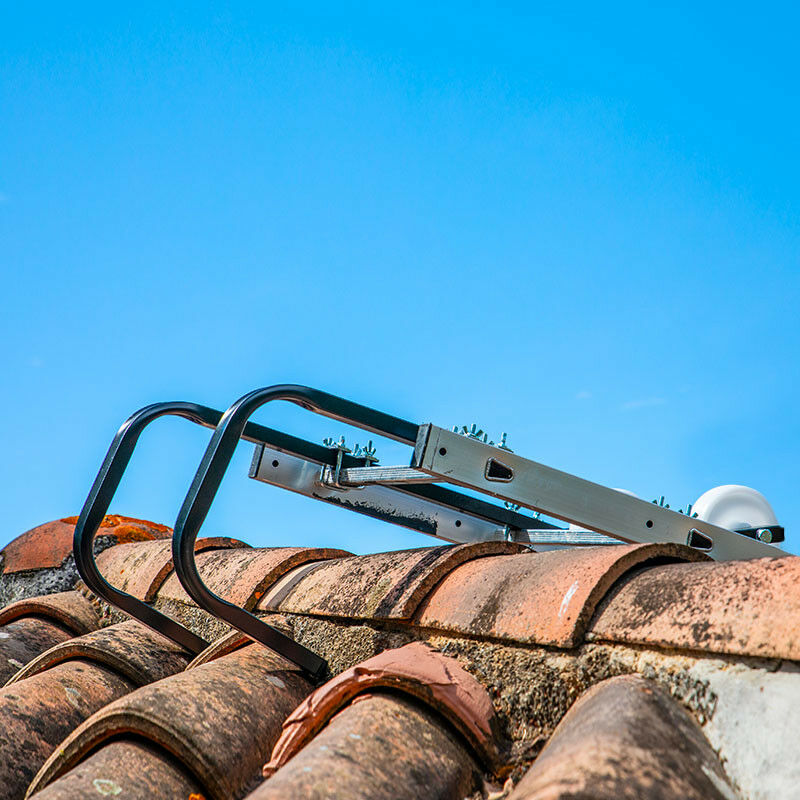 Hoström - Crochets de faitage pour échelle de toit Safein, adaptateur de toit garantie 5 ans, crochet de faîtière acier - Hostrom