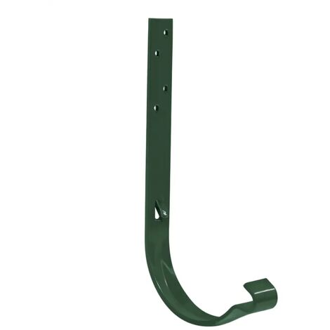Crochet de gouttière 125 mm acier – 125 x 153 mm – Vert RAL 6020
