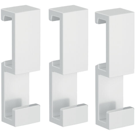 Crochet de grenier emco, à fixer, set de 3, blanc, 057513900