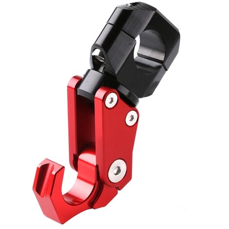 Crochet de guidon pratique, accessoires de moto, 22MM, pour HONDA PCX 125 PCX 150 PCX125 PCX150,Rouge
