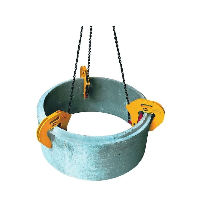 Tractel - Crochet de levage 54068 - 1500 kg (jeu de 3)