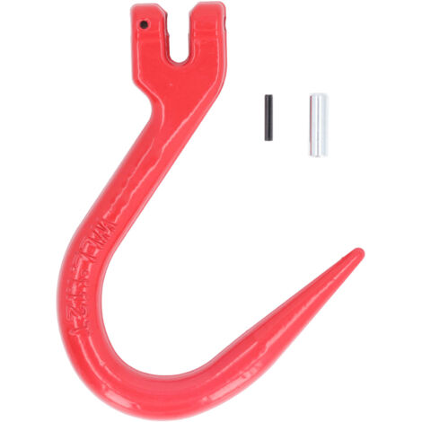 Crochet de levage en acier allié, grande chaîne d'ouverture pour le levage d'usine d'ingénierie de Construction, capacité de charge de 1.12T
