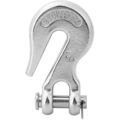Crochet de levage robuste en acier inoxydable pour bateau à rames et kayak, 1/2"