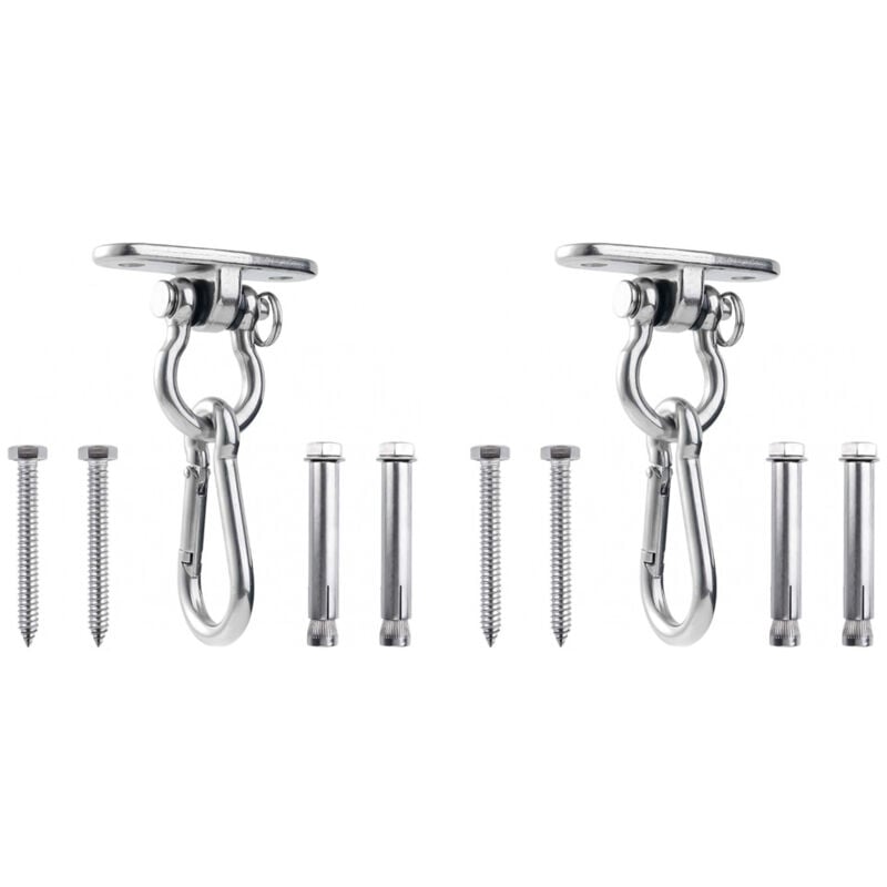 Crochet De Plafond, 450KG Capacité Crochet de Fixation Murale de Plafond, Support de Plafond Suspension Trainer Kit de Suspension pour Chaise