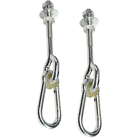 Crochet de Plafond, Crochets de Suspension, Vis de Fixation pour Balançoire, Béton Bois Ensembles, Yoga, Hamac, Chaise Accrochante, 150Kg - 150mm