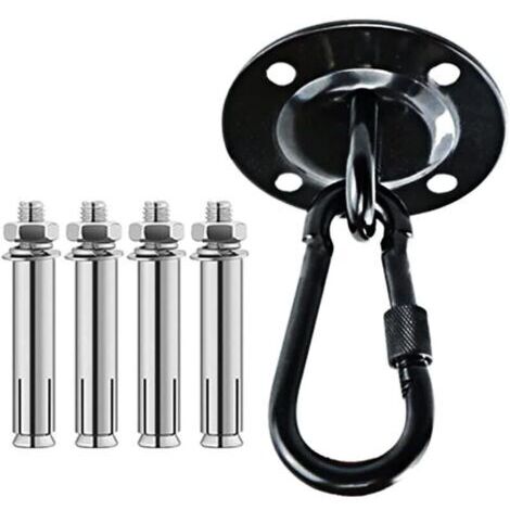 Crochet de Plafond en Acier Inoxydable, Suspension pour Fauteuil Suspendu, Crochet de Fixation Murale pour Hamac Suspendu