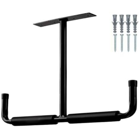 Crochet de Rangement Suspendu Robuste pour Garage, Porte-Outils Unique, présentoir avec système Suspension Utilitaire, Solution Cannes à pêche, -